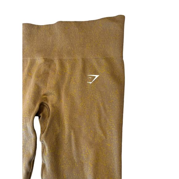 Gymshark ADAPT FLECK SEAMLESS LEGGINGS Mineral | Light Brown Small - Picture 3 of 7
